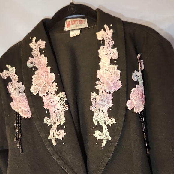 Rare Wanted By Beads Beautiful Ultra Stylish Cowgirl Glam Demure Sz M - Picture 8 of 8